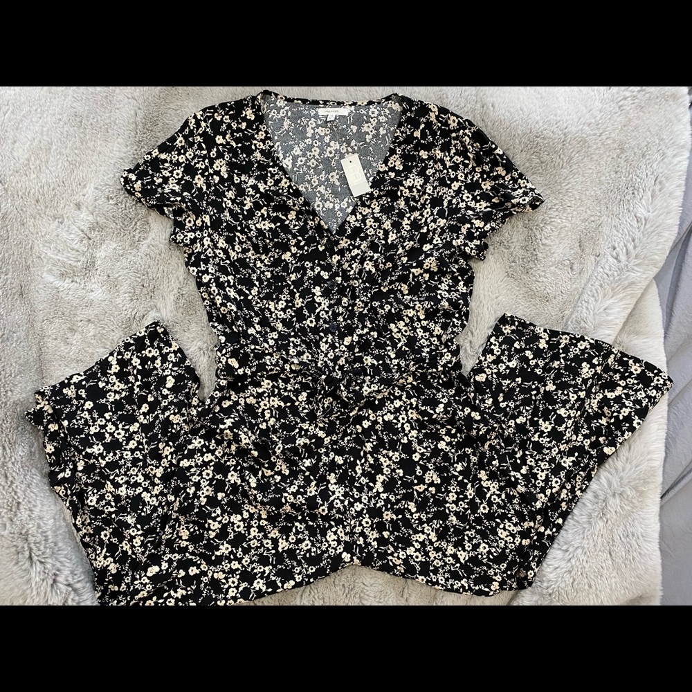 NWT Maurices floral jumpsuit